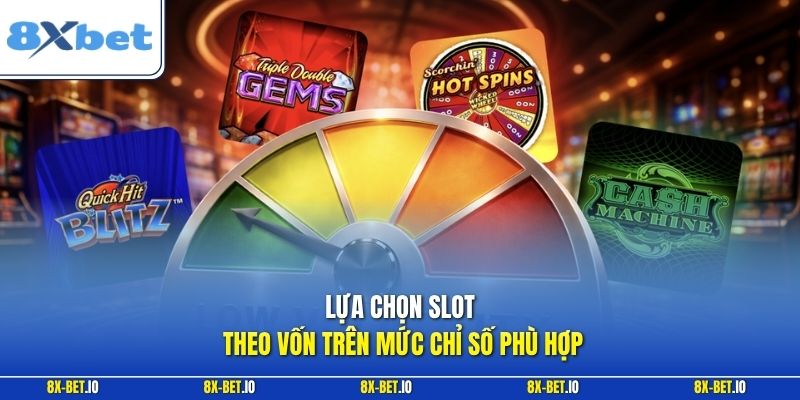 Lựa chọn slot theo vốn trên mức chỉ số phù hợp