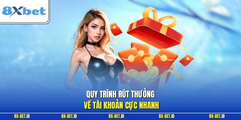 Quy trình rút thưởng về tài khoản cực nhanh
