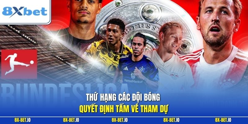Thứ hạng các đội bóng quyết định tấm vé tham dự